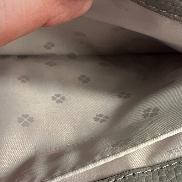 Kate Spade | Pale Grey | Large | Cross Body Polly Bag *NWOT - Picture 6 of 10
